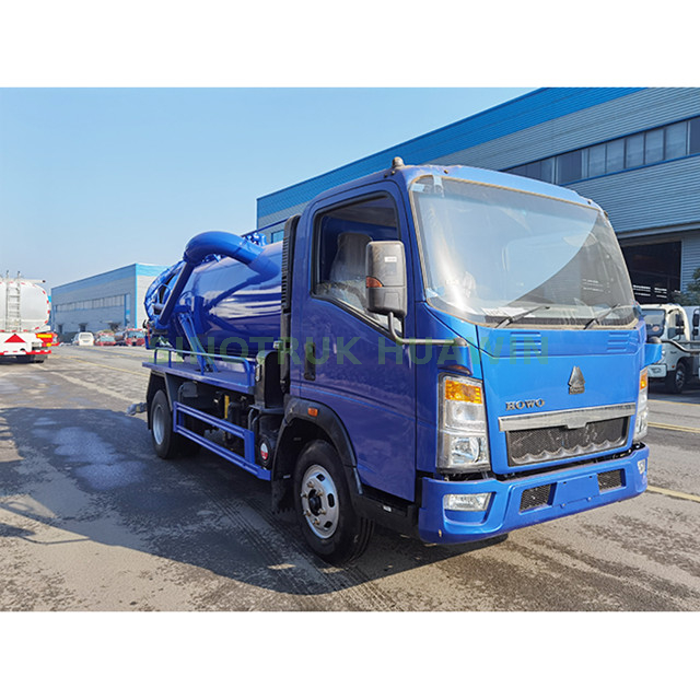 Camion d'eaux usées SINOTRUK HOWO 4X2 pour 10CBM