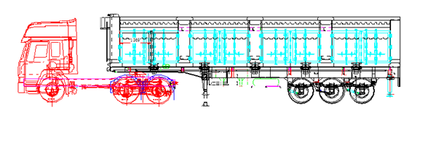 Dump semi-remorque_ 副