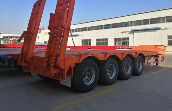 Howo 70t semi remorque à plat